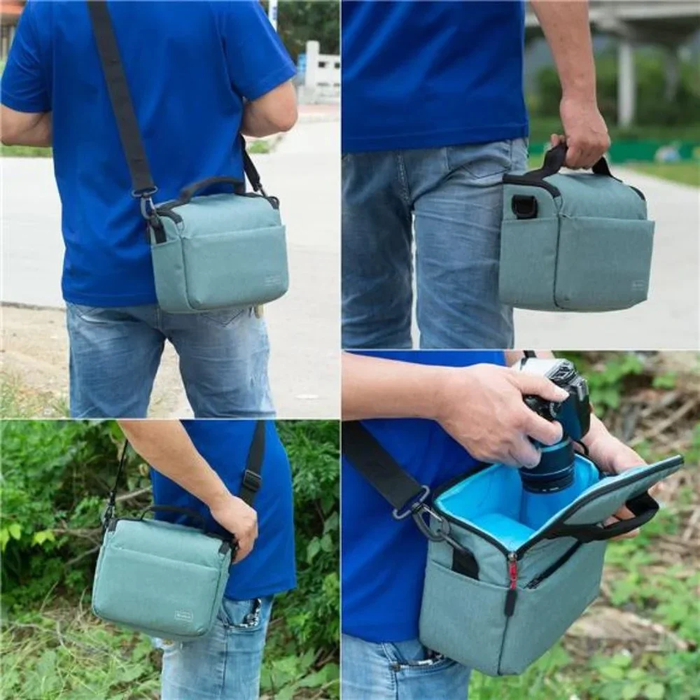Camera Bag, Compact Waterproof and Anti-Shock Theft Camera Crossbody Bag Case